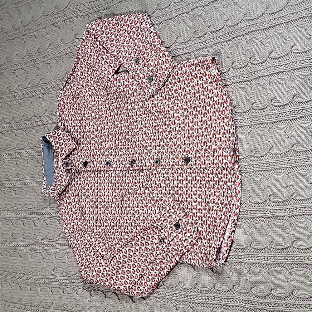 Toddler Boy Santa Button-Up